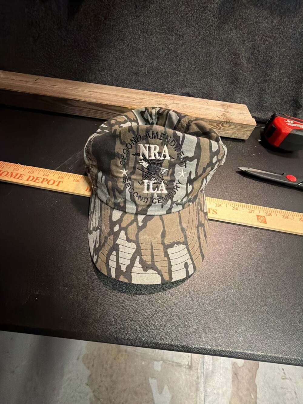 Vintage NRA ILA Second Amendment Second Century Trebark Camo Snapback Hat